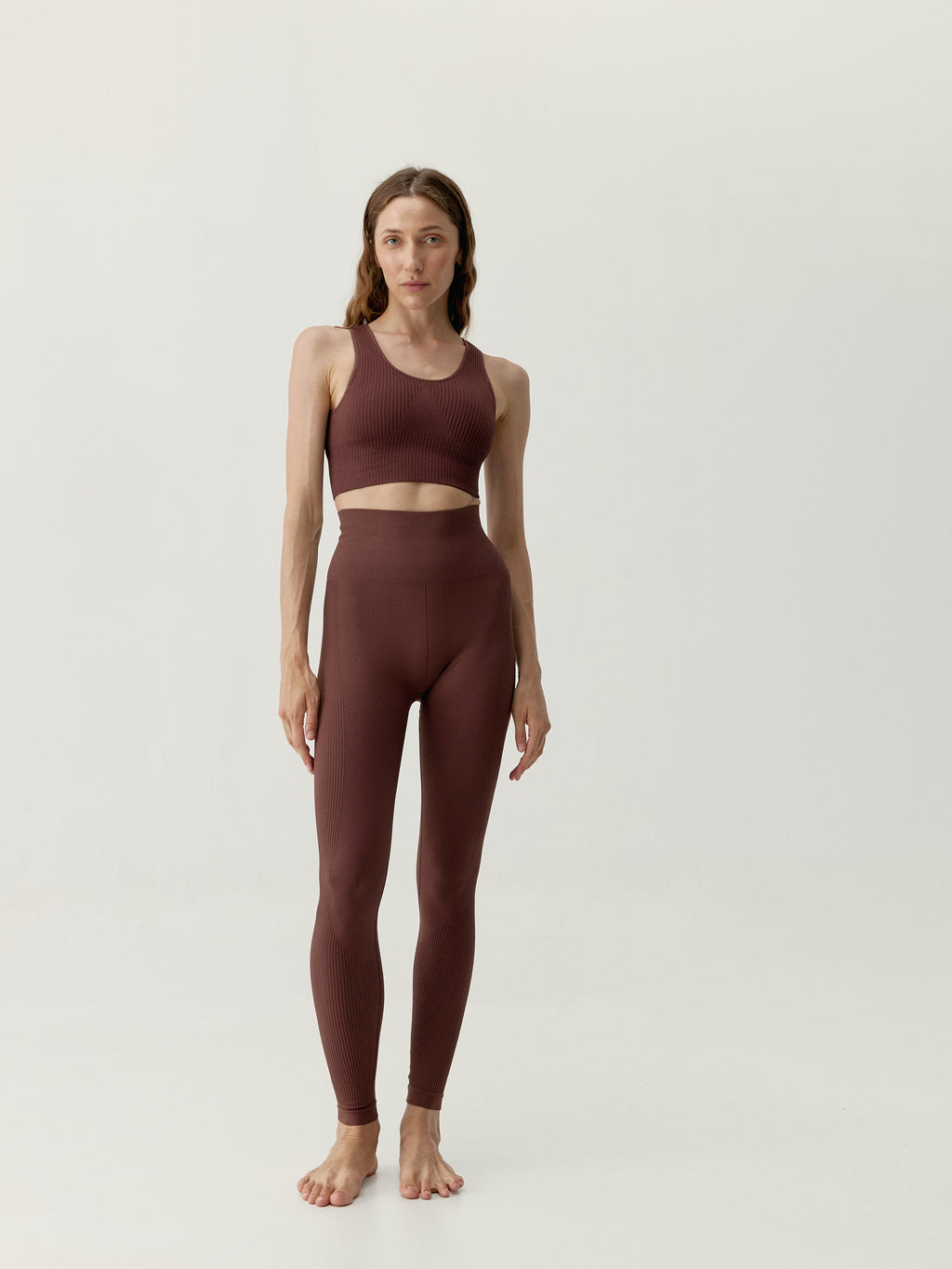Leggings Flow - Cacao - Donna