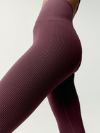 Leggings Flow - Ciliegia scuro - Donna