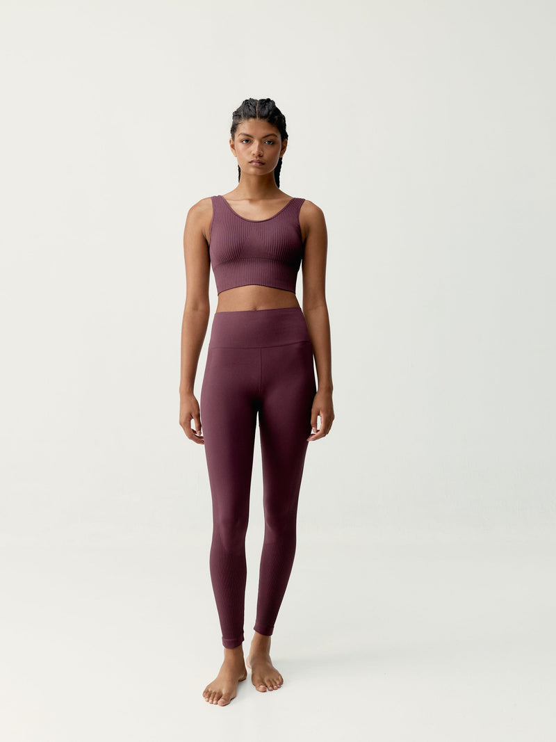 Legging Flow - Cerise Noire - Femme