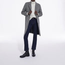 The Kooples - Abrigo Detallado Con Bolsillos Con Solapa Pespunte Y Coderas - Mujer