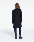 The Kooples - Abrigo Largo Ajustado Con Solapa Cruzada - Mujer
