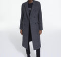 The Kooples - Manteau Croise Revers A Pointe - Femme