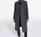 The Kooples - Manteau Croise Revers A Pointe - Femme