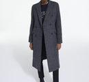 The Kooples - Abrigo cruzado con solapa en punta - Mujer