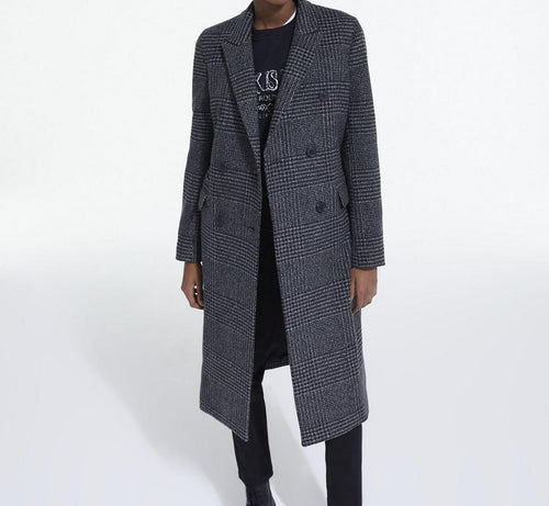 The Kooples - Manteau Croise Revers A Pointe - Femme