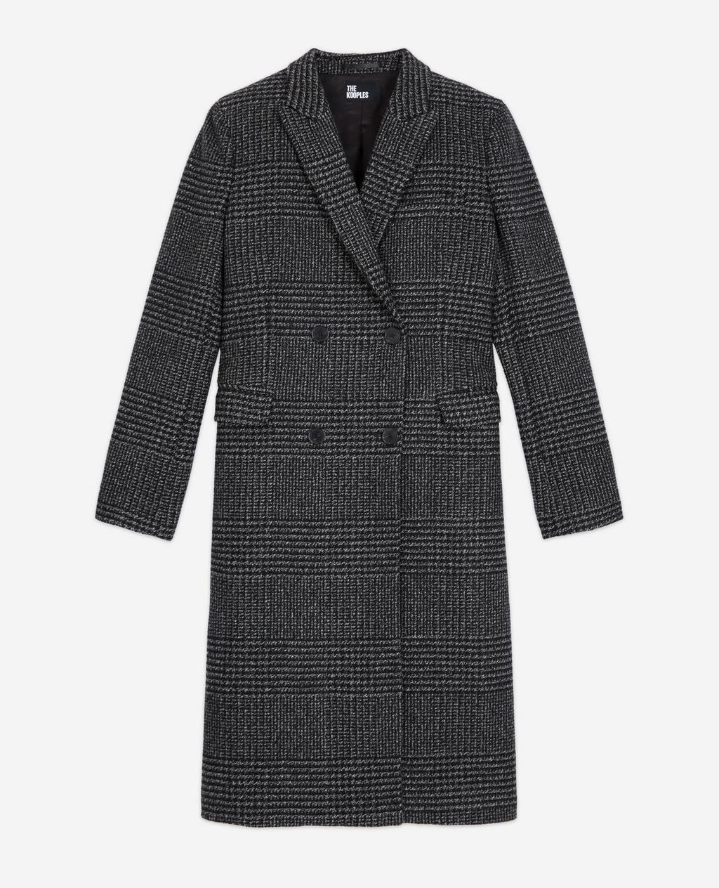 The Kooples - Manteau Croise Revers A Pointe - Femme