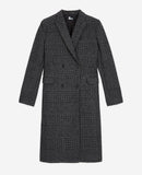 The Kooples - Abrigo cruzado con solapa en punta - Mujer