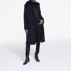The Kooples - Manteau Long Croise Style Caban - Femme