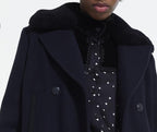 The Kooples - Manteau Long Croise Style Caban - Femme