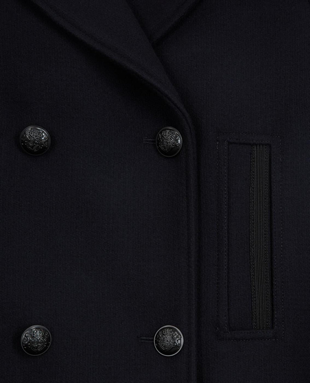 The Kooples - Manteau Long Croise Style Caban - Femme