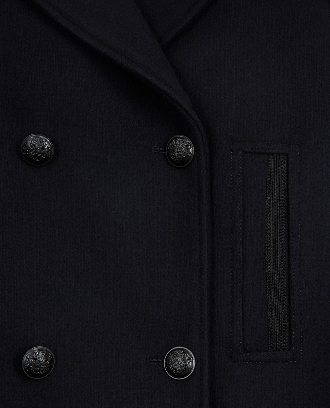 The Kooples - Manteau Long Croise Style Caban - Femme
