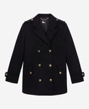 Chaquetón de lana - Negro - Mujer