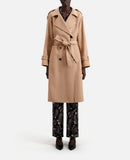 Manteau En Laine - Beige - Femme