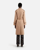 Manteau En Laine - Beige - Femme