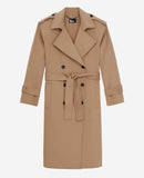 Manteau En Laine - Beige - Femme