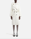 Long Double Face Wool Coat - Women