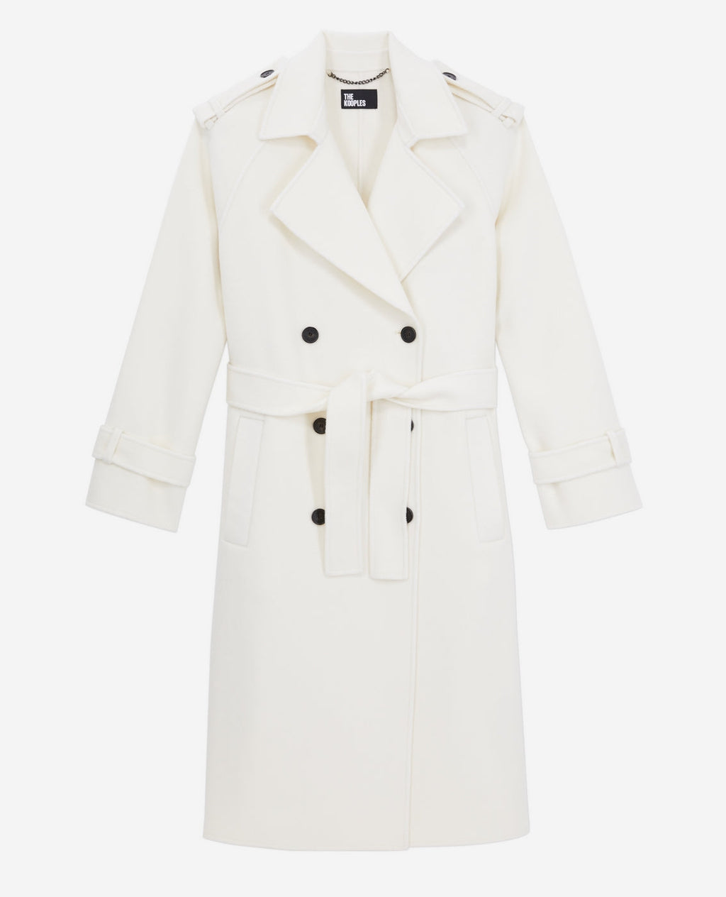 The Kooples - Long Double-Faced Wool Coat - Women