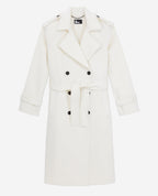 The Kooples - Long Double-Faced Wool Coat - Women