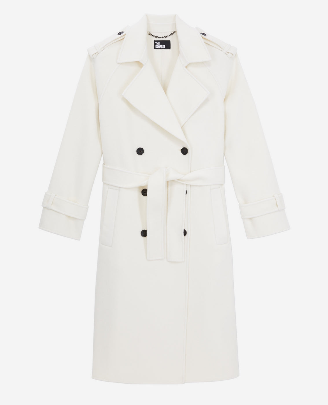 The Kooples - Long Double-Faced Wool Coat - Women