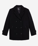 Manteau En Laine - Noir - Femme