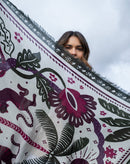 Foulards Tiger In The Palmeraie Figue