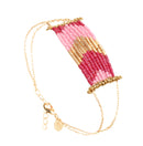 Bracelet Folk Doré Rose
