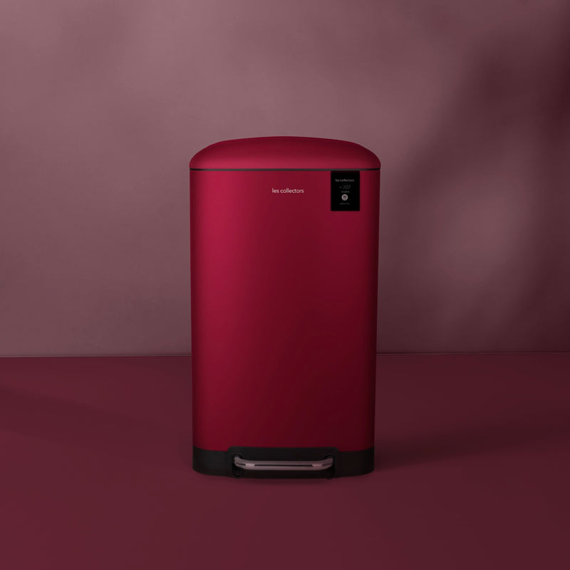 Poubelle Pédale - Rouge - 30L