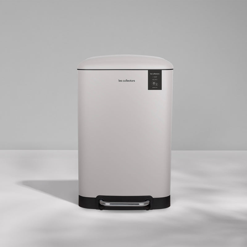 Poubelle Pédale - Blanc - 20L/30L/40L