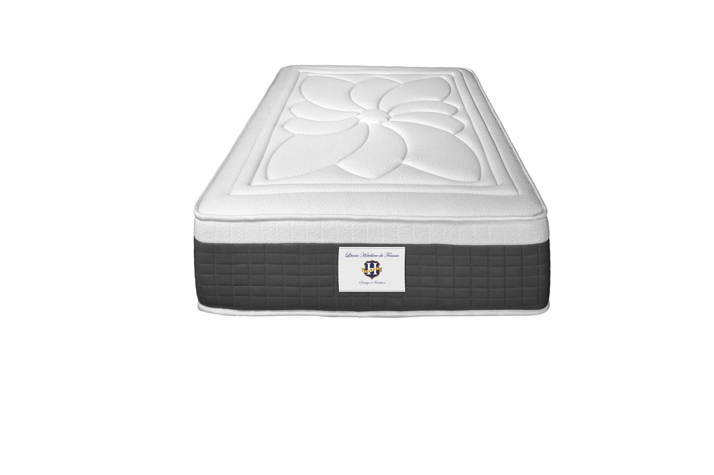 Fontainebleau - Mattress + Box Spring Set - White/Grey