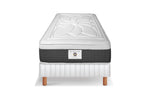 Fontainebleau - Mattress + Box Spring Set - White/Grey