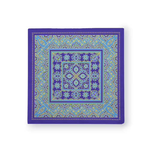 Hoian Scarf - Purple & Blue - 100% Cotton