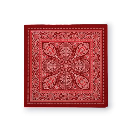 Vang Vieng Scarf - Red - 100% Cotton