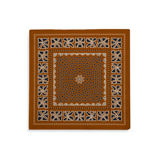 Hanoi Scarf - Brown - 100% Cotton