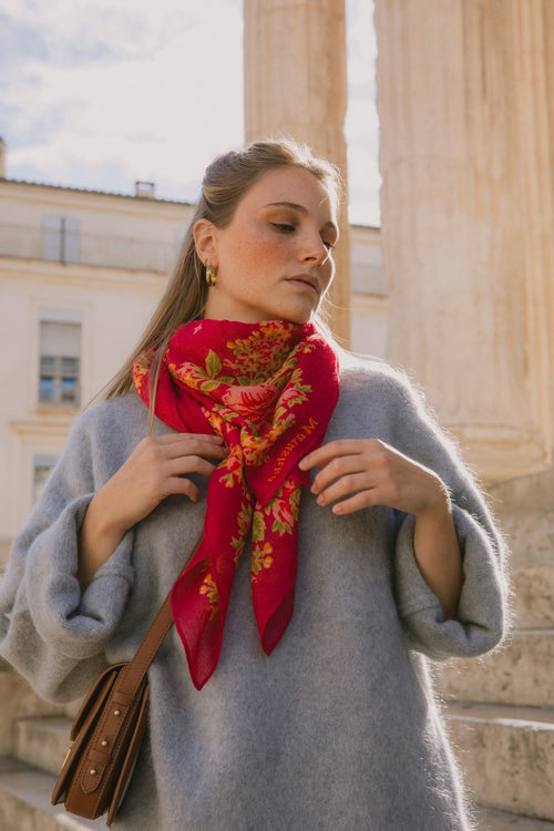 Foulard Elena - Rose