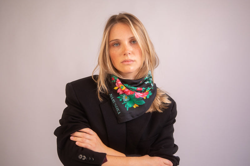 Foulard Pivonka - Noir