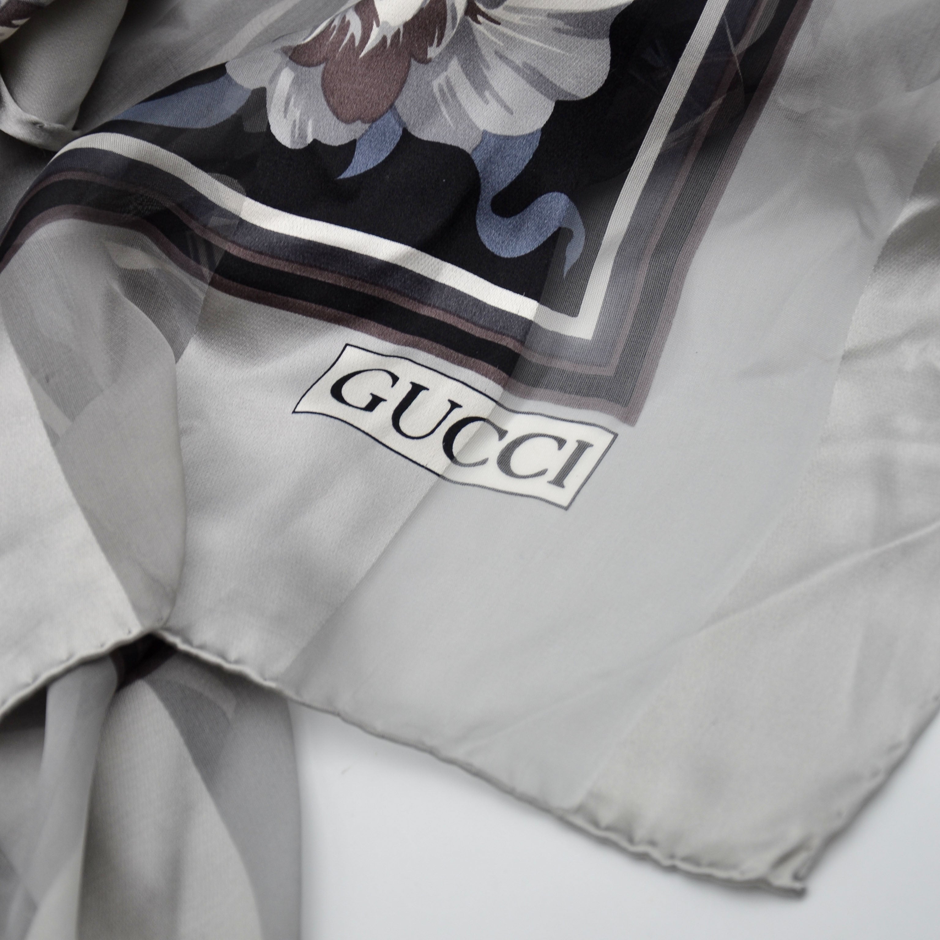 Gran Pañuelo Gucci Seda Floral