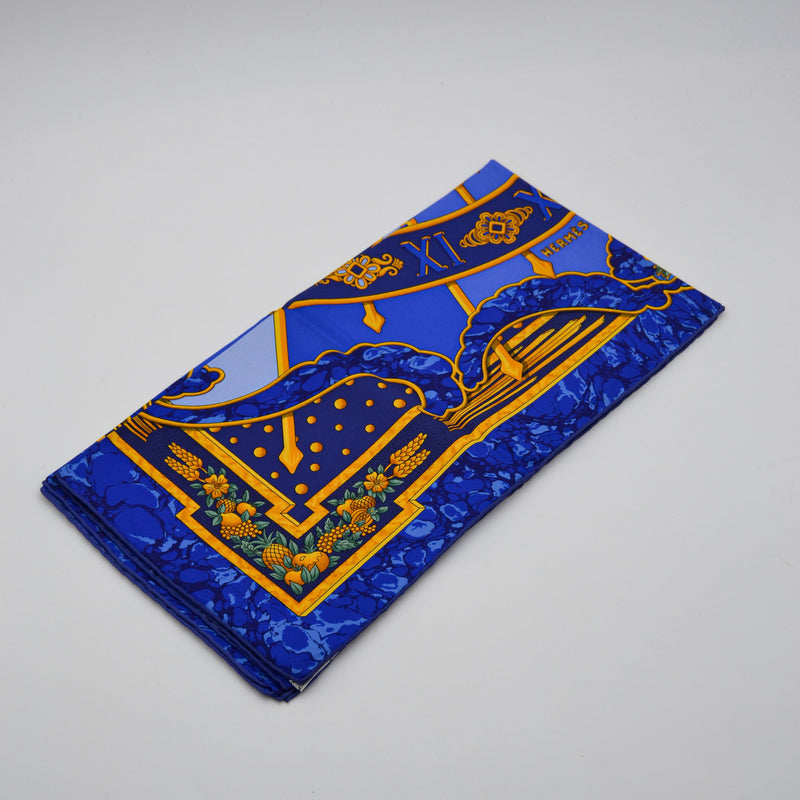 Hermès scarf “Carpe Diem” Joachim Metz 1994