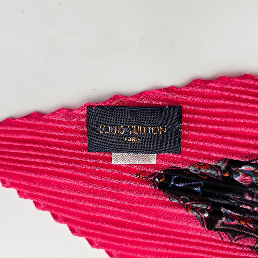 Louis Vuitton Silk Plissé Scarf