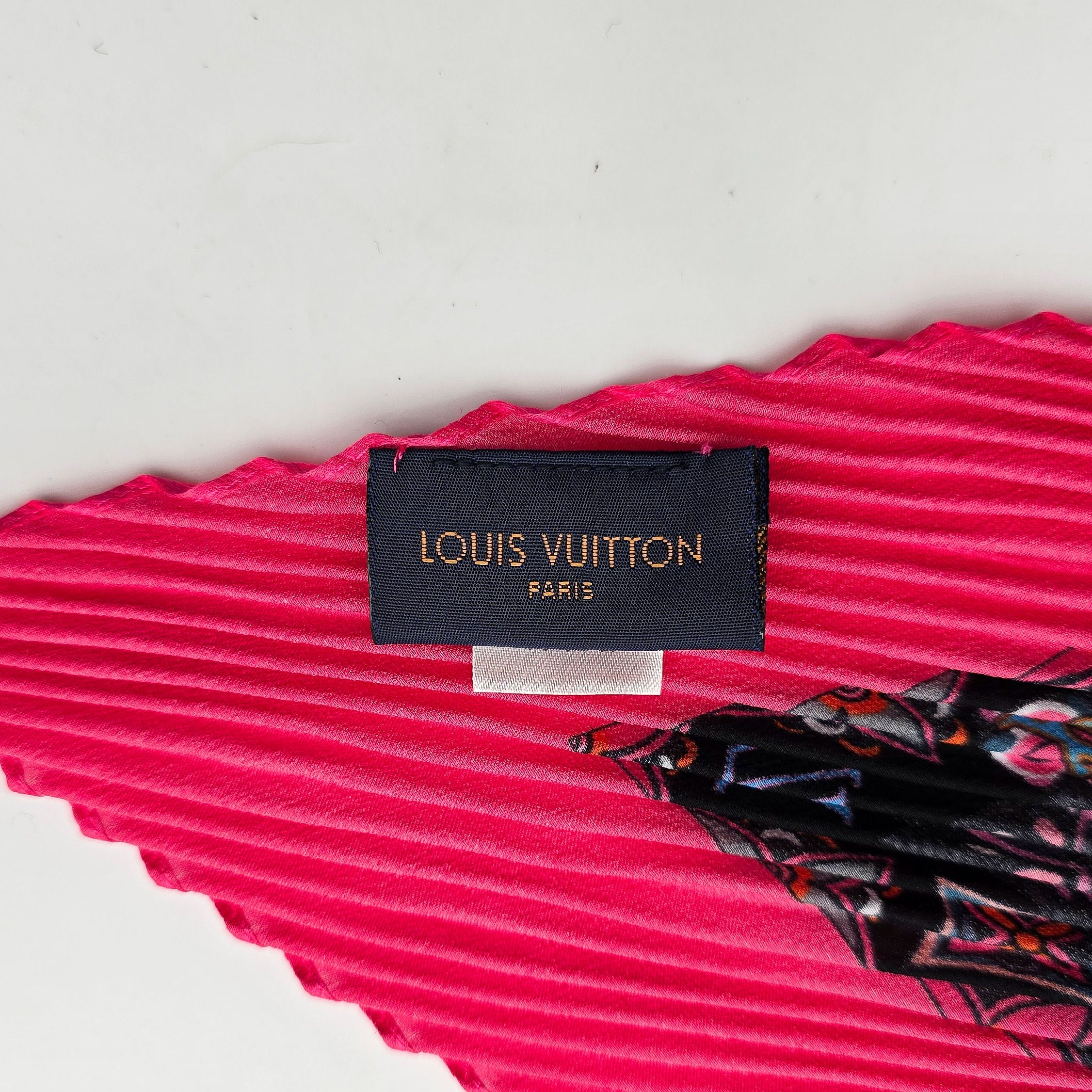 Louis Vuitton Silk Plissé Scarf