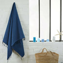 Fouta Eponge Unie Bleu marine - 100 x 200 cm | Towel