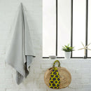 Fouta Eponge Unie Gris calcé - 100 x 200 cm | Towel