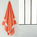 Fouta Tissage Plat Orange - 100 x 200 cm | Beach Towel