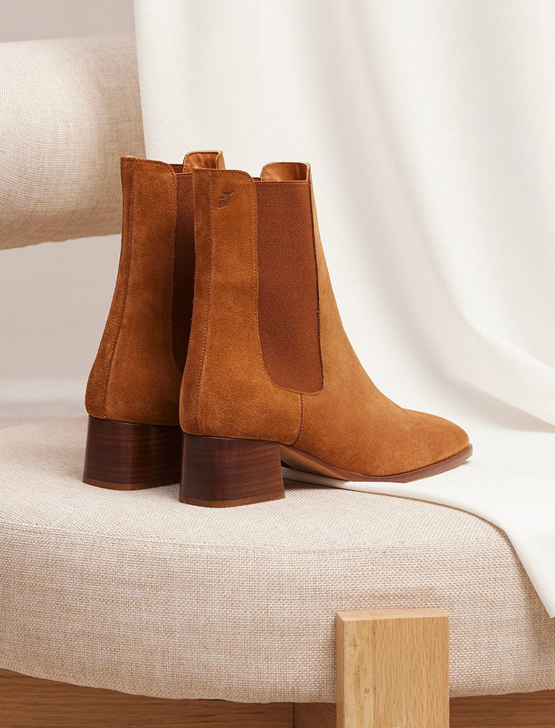 Bottines Annabelle - Châtain - Femme