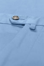 Pastel Blue Chino Trousers - Men