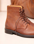 Bottines Combat Boots City - Ecorce - Homme