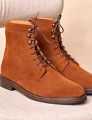 Bottines Combat Boots City - Tabac - Homme