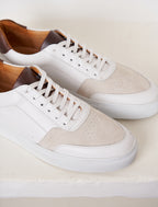 Zapatillas con Cordones Frisco V3 - Blanco y Burdeos - Hombre
