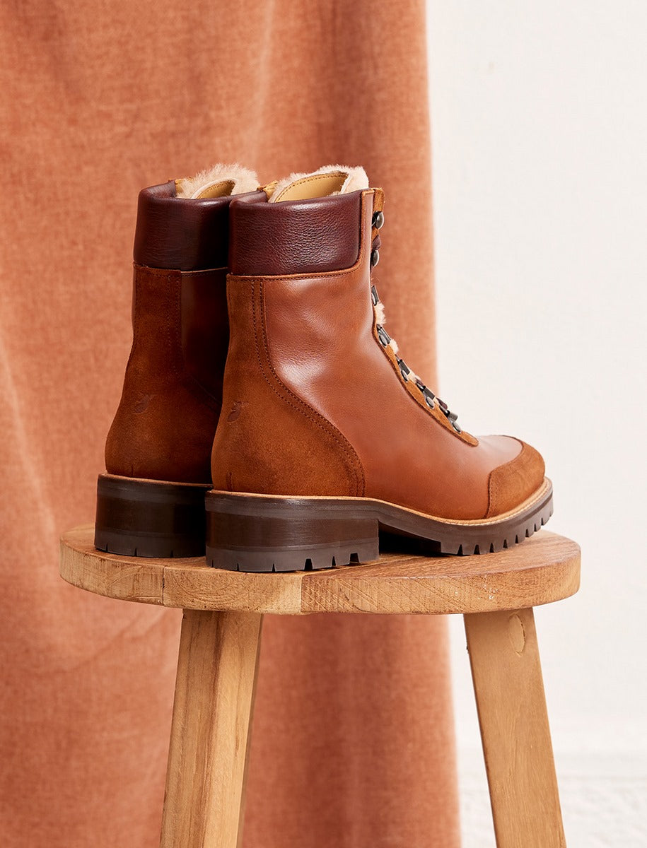 Hermine Ankle Boots - Havana - Women