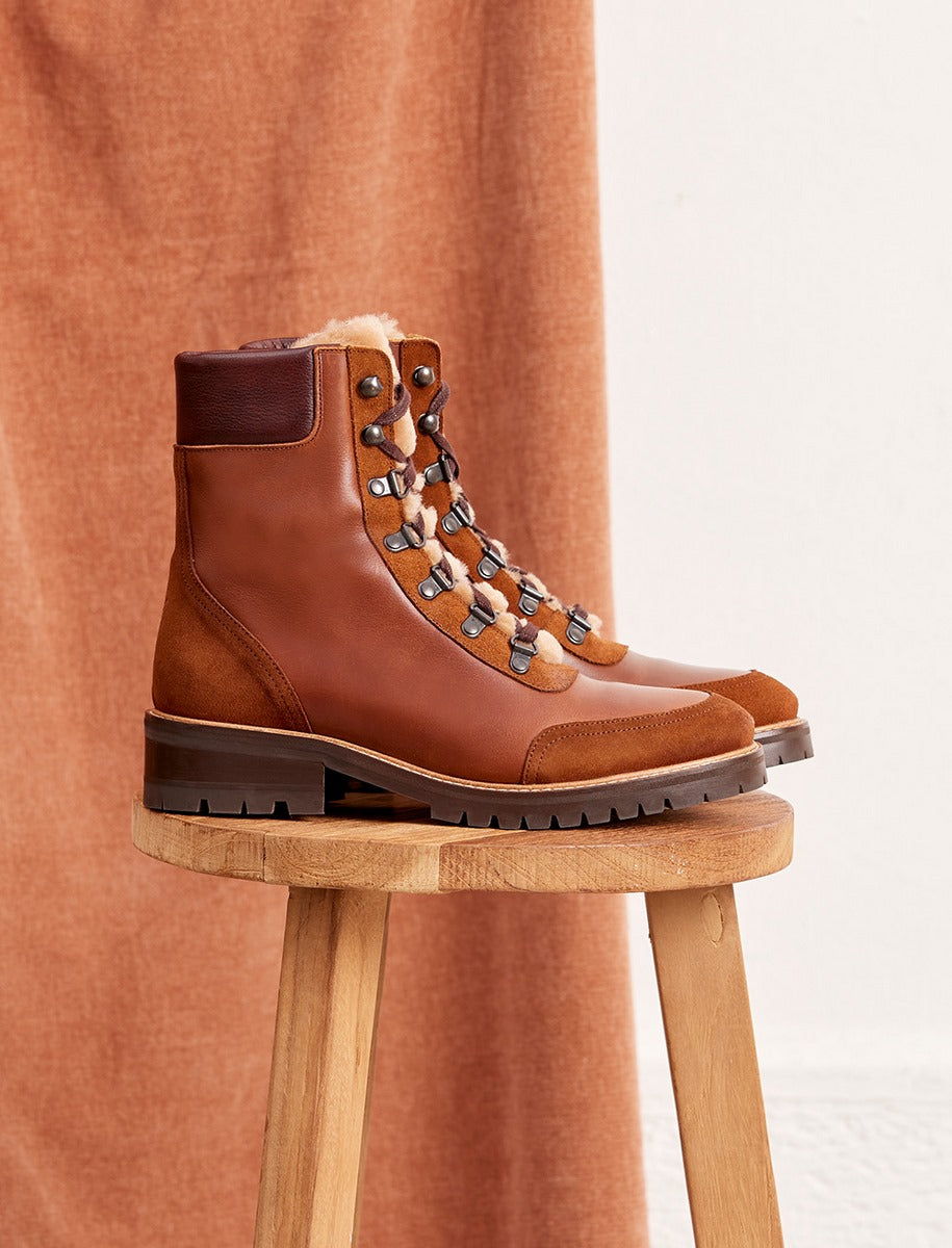 Hermine Ankle Boots - Havana - Women