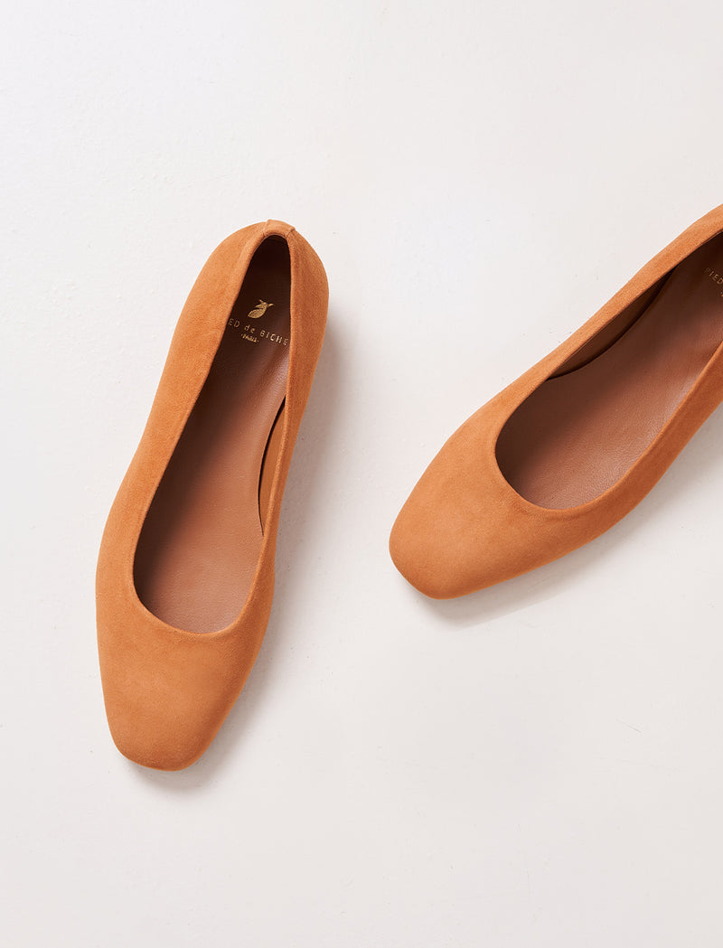 Ballerines - Jane - Cognac - Femme
